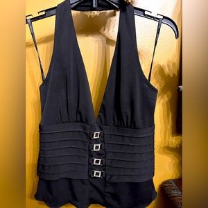 XOXO Rhinestone Halter Top